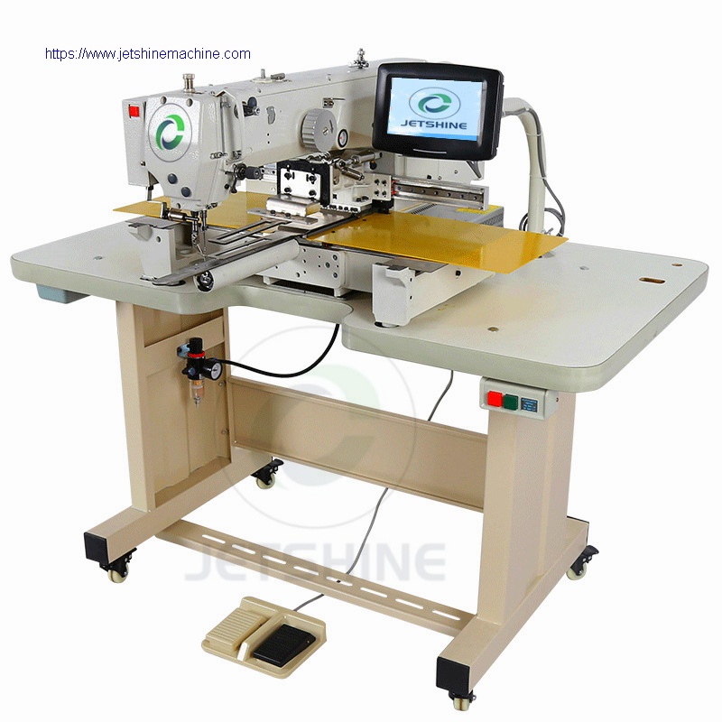 Máquina de coser de patrón computarizado de brazo pequeño