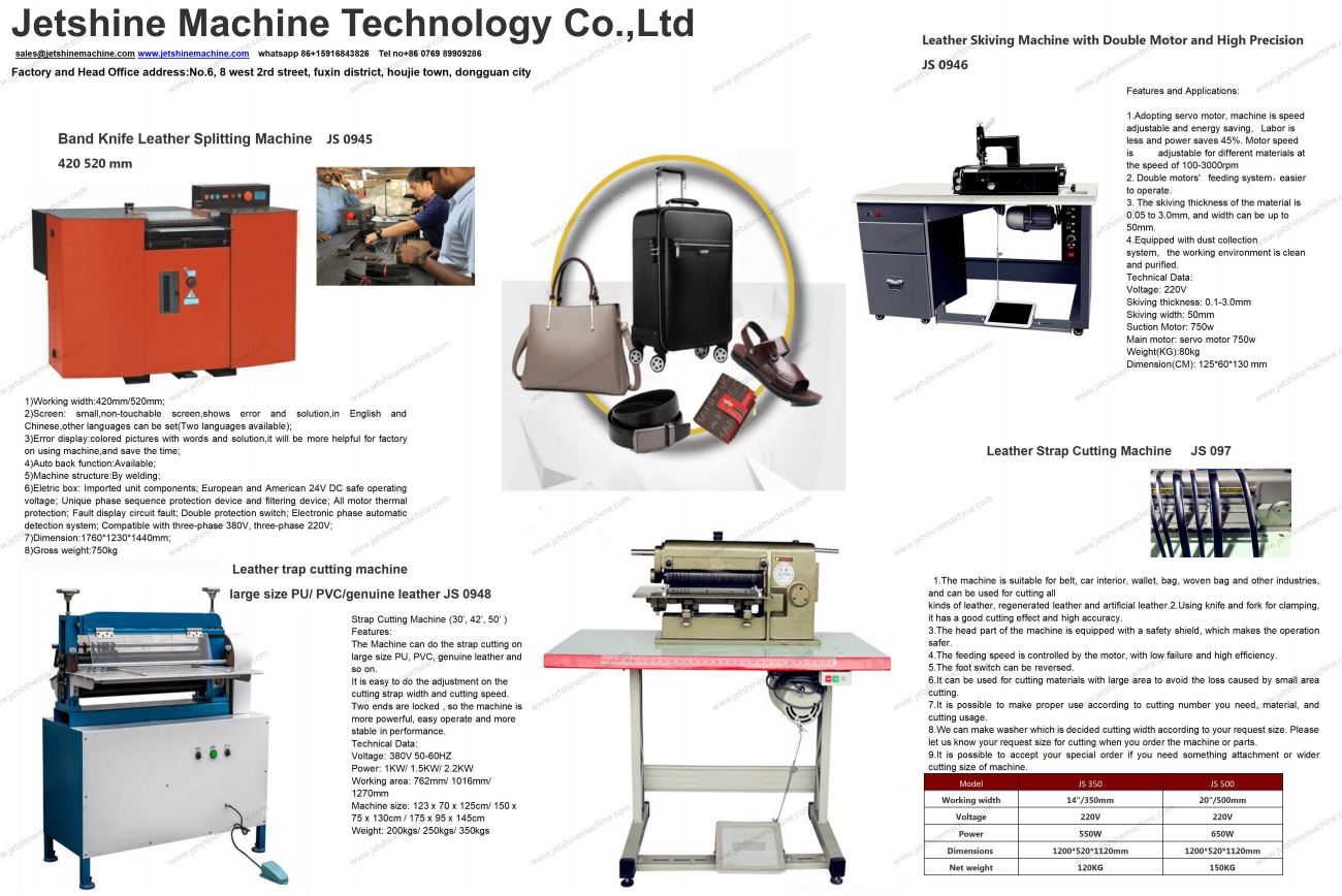 PLC Band Knife Leather Splitting Machine