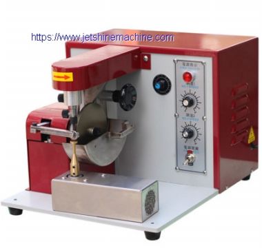 Automatic leather bag edge inking machine